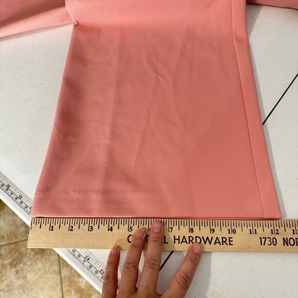 Aidan Maddox Off the Shoulder Bow Jumpsuit Size 4 Rose Pink Wide Leg New $245 - Picture 16 of 16